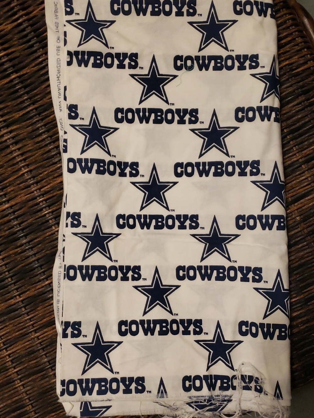 Dallas Cowboys Sewing Fabric
